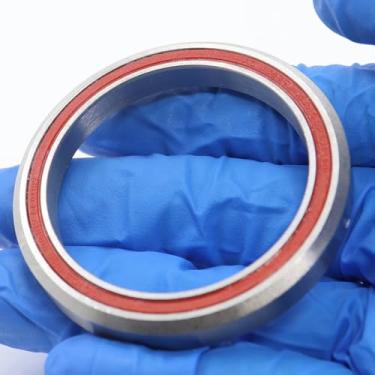 Imagem de XMGKMN SMH-P16 Rolamento 40 * 52 * 7 mm 45/45 graus (1 peça) bolas bicicleta 1-1/2 polegada peças de reparo de fone de ouvido rolamentos de esferas de aço inoxidável