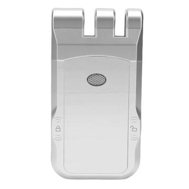 Imagem de Asixxsix Fechadura eletrônica sem chave invisível, Bloqueio de impressão digital sem fio Bluetooth inteligente com 2 controle remoto, Fechadura sem chave porta de entrada para Casa