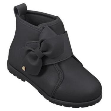 Imagem de Bota Infantil Pampili Rubi 141.095 Com Lacinho Cor:;Tamanho:21;Genero:Feminino-Feminino