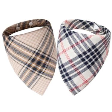 Imagem de Dimidium Bandana lavável para cães – padrão xadrez arrojado, fecho ajustável que não atrapalha, super respirável e macio, acessório essencial para pescoço de filhote de cachorro para todas as ocasiões