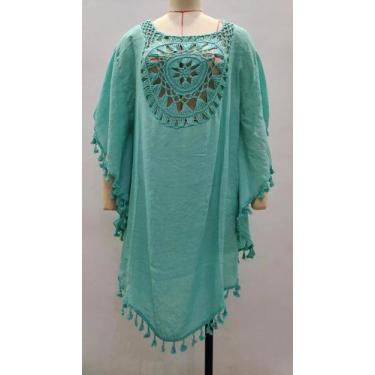 Imagem de Vestido De Praia Sexy De Crochê Para Mulheres, Cobertura De Biquíni De