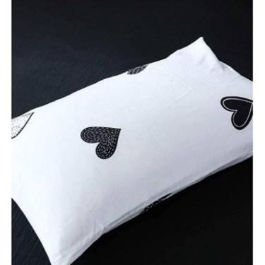 Imagem de Edredom Casal King Love Black De 280X280Cm Mais Duas Fronhas