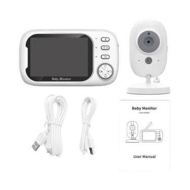 Imagem de Monitor De Bebê Sem Fio De 3,5 Polegadas Com Visão Noturna, Monitorame