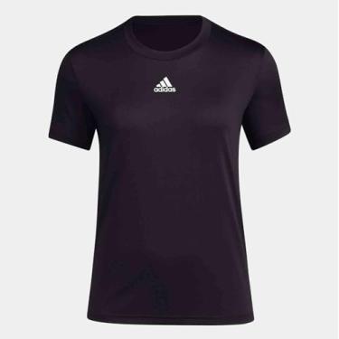 Imagem de adidas Camiseta feminina manga curta Boss PP preto-branco