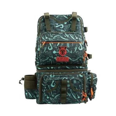 Imagem de Mochila De Pesca Impermeável De Grande Capacidade 1000D Nylon Multifun