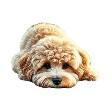 Imagem de Kit De Pintura Com Diamantes DIY Para Adultos 5D, Mosaico De Cão Em Ca