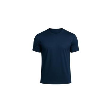 Imagem de Camiseta Básica Masculina Dry Fit Dia a Dia Lisa Premium Basica Casual