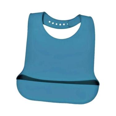 Imagem de Babador De Silicone Grande Impermeável Para Idosos, Grau Alimentício, 