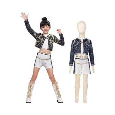 Imagem de Fantasia Cosplay Preta Para Meninas, Trajes De Palco Mira Rumi Zoey, U