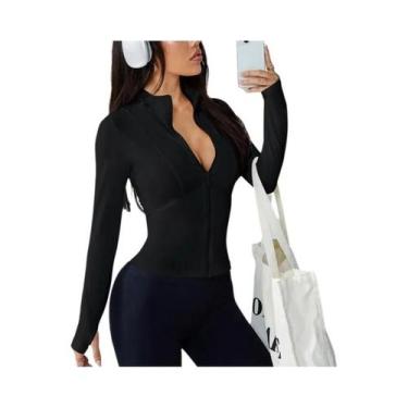 Imagem de Jaqueta Feminina De Corrida De Secagem Rápida E Efeito Modelador, Top 