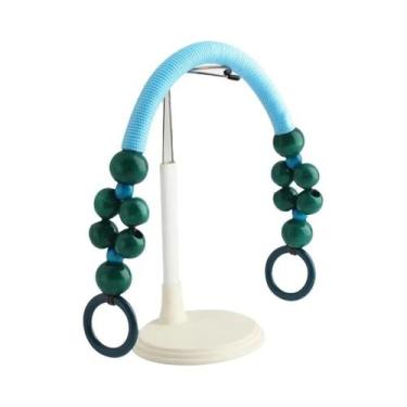 Imagem de Alças De Bolsa De Madeira Com Contas De 19 Polegadas, 10 Cores, Alças 