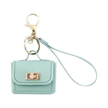 Imagem de Chaveiro De Bolsa Mini De Couro Coreano Fofo E Moderno, Pingente De Bo