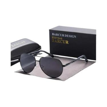 Imagem de Óculos de Sol Polarizados Vintage Barcur - Clássicos para Homens e Mul