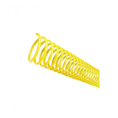 Imagem de Espirais Para Encadernação Amarelo 50Mm 450 Folhas 12 Und