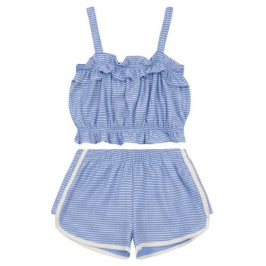 Imagem de Conjunto infantil menina em malha fio tinto Brandili