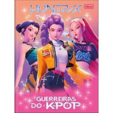 Imagem de Caderno Brochura Capa Dura Universitário Guerreiras do K-Pop 48 Folhas