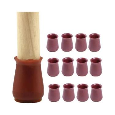 Imagem de Protetores De Pés De Cadeira De Silicone Para Pisos De Madeira, Capas 