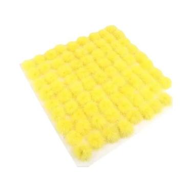 Imagem de Bolas De Pompom De Pele De Mink 25mm 30mm 40mm Para Costurar Em Chavei