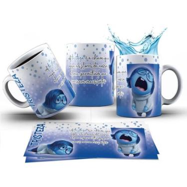 Imagem de Caneca 325ml Divertidamente 2 Mood Do Dia Ansiedade Tristeza - ABRAKAD