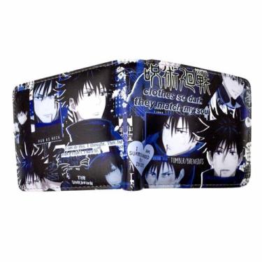 Imagem de Carteira Jujutsus Kaisens Anime Characters Slim BiFold PU - Yiweisai
