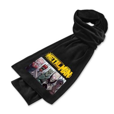 Imagem de Lenços de anime Chainsaws Mans Winter Pashmina Shawl Winter War - Yiwe