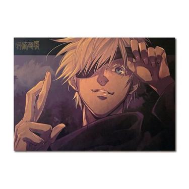 Imagem de Pôster de arte de parede Decorative Pain Jujutsus Kaisens Retro Anime 