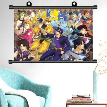 Imagem de Pôster de decoração de parede JoJo's Bizarre Adventures Kujos Jotaro's