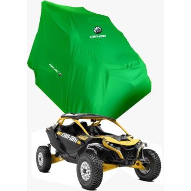 Imagem de Capa de utv brp maverick r, Verde, 4 Lugares