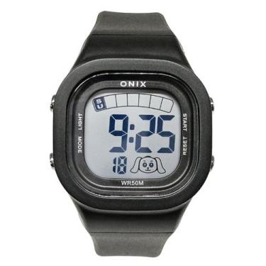 Imagem de Relógio Menino Onix Digital IT1827 Preto  Resistente à Água 5 ATM, Cro