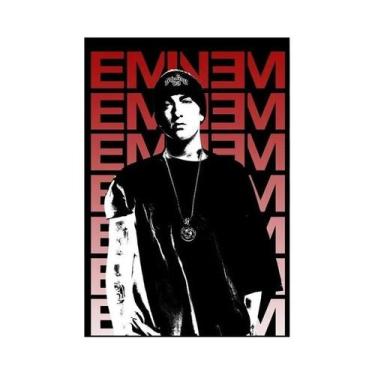 Imagem de Pôster De Canvas Eminem 8 Mile, Rapper E Cantor De Hip Hop, Arte De Pa