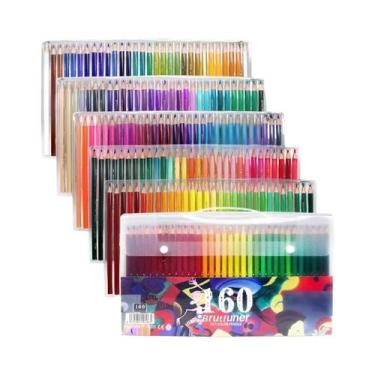 Imagem de Conjunto De Lápis De Cor À Base De Óleo Para Artistas 48/72/80/120/160