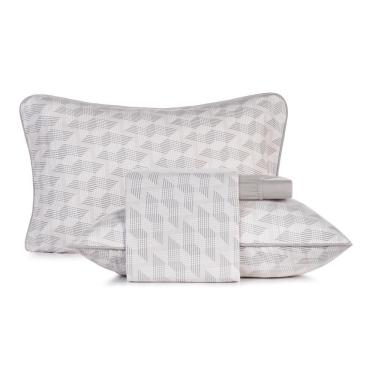 Imagem de Jogo De Cama King 4 Peças Altenburg Malha Fio Penteado Escala