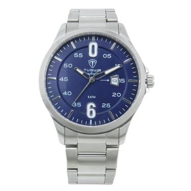 Imagem de Relógio Masculino de Aço Tuguir Analógico Infinity TGI37213 Prata e Azul-Masculino