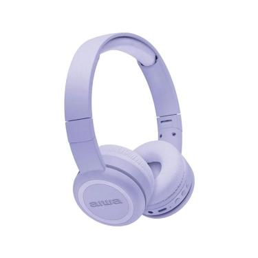 Imagem de Fone De Ouvido Headphone AIWA Bluetooth Roxo