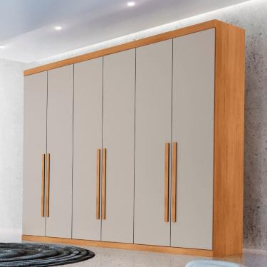 Imagem de Guarda Roupa Casal Maya 100 MDF 6 Portas e 6 Gavetas - Rufato