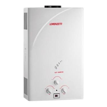 Imagem de Aquecedor A Gas LZ 1600 N Branco GLP LORENZETTI (BOTIJÃO)