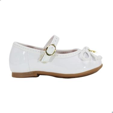 Imagem de Sapatilha Bebe Molekinha Verniz Premium Branco
