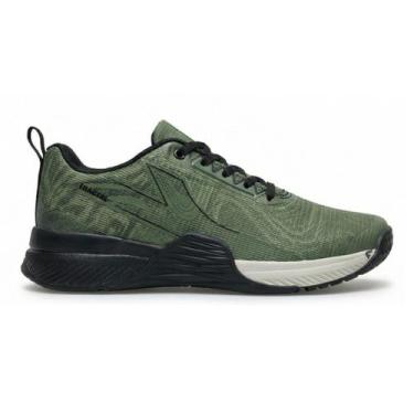 Imagem de Tenis Lynd Fractal Masculino, 39, Verde floresta, Preto
