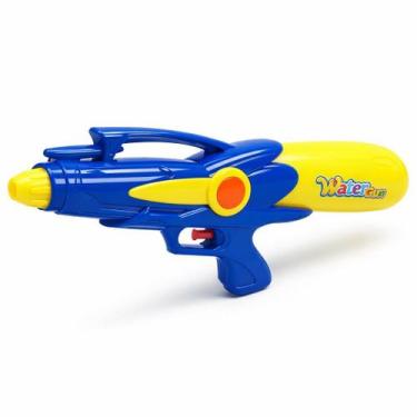 Imagem de Pistola Lança Água Infantil Brinquedo Verão Praia Piscina Cor:Azul - 9
