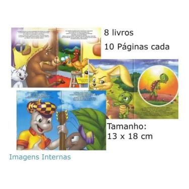 Imagem de Kit 16 Livros Infantis - Fábulas + Fazendinha Do Seu Lobato - EDITORA