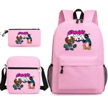 Imagem de Conjunto de mochilas  Nights Anime School Mochila para crianças - Yiwe