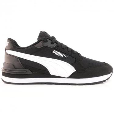 Imagem de Tênis Masculino Puma Runner V4 Mesh 399666-01, Preto, 42