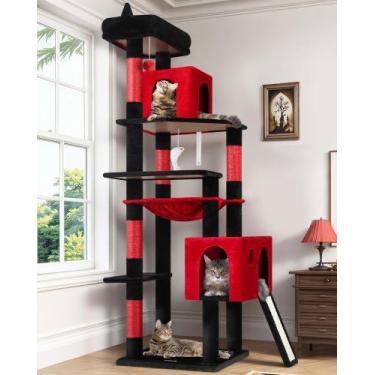 Imagem de Torre para Gatos Globlazer Gothic Heavy Duty F70 Pro 70 pol. para Gato