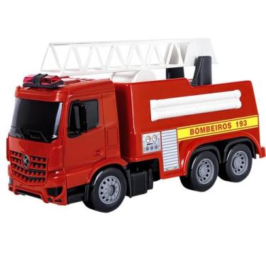 Imagem de Carrinho de Bombeiros de Brinquedo Superfrota Poliplac