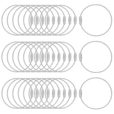Imagem de Suporte para Chaveiros e Etiquetas de Bagagem DFTOA - Pacote DFTOA-30