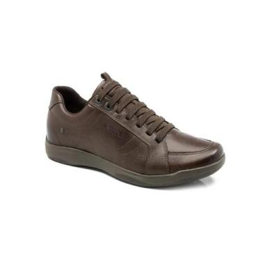 Imagem de Sapatênis Masculino Casual Sportage Ferricelli 021894 Cor:MarromTamanh