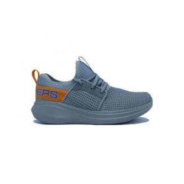 Imagem de Tenis Skechers Go Run Fast-Valor infantil - masculino - cinza, Cnz, Lr