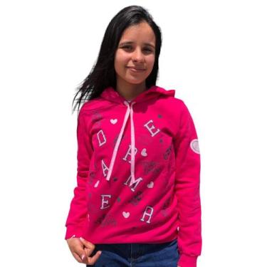 Imagem de Blusa Moletom De Frio Juvenil Feminina Tendencia Premium - Anj Modas, 