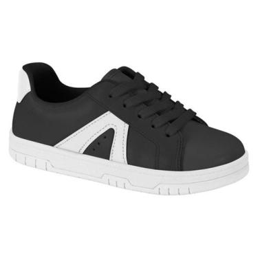 Imagem de Tênis Casual Molekinha Meninas Infantil Escolar 2562 212 , Preto, 31