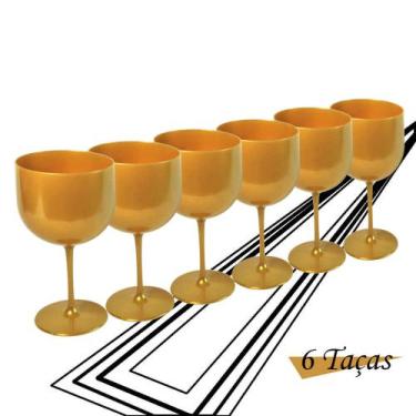 Imagem de Taça para Gin Tônica em Acrilico - Kit 6 Taças para Drinks e Coquetéis